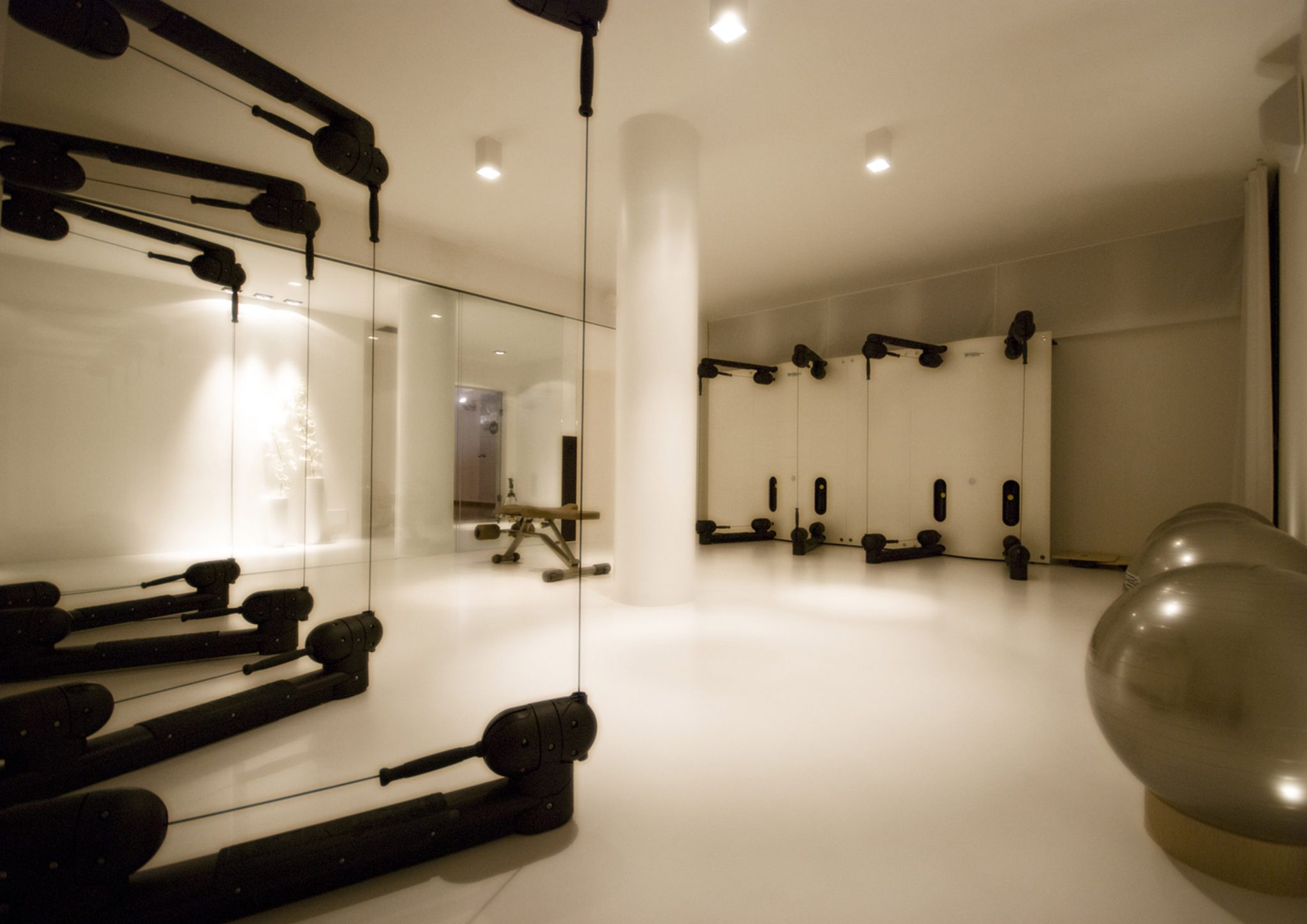 Centro Wellness Club, sala fitness con tecnogym kinesis