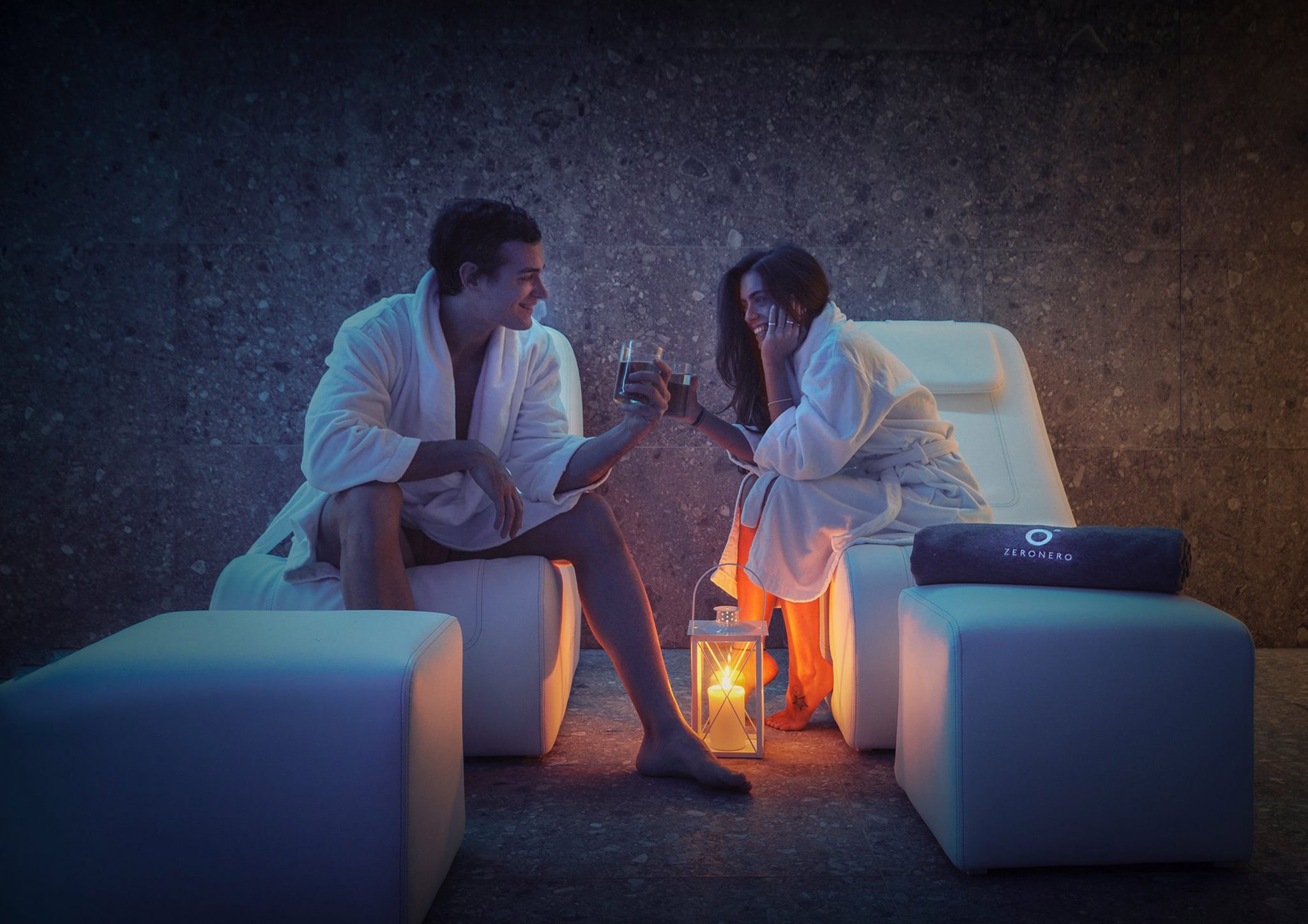 Zero Nero Fitness Club, Spa, area relax con divanetti